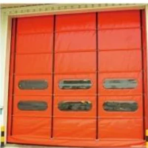 Automatic PVC High-Speed Stacking Roll-Up Shutter Door for Warehouses and Workshops