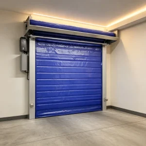 Automatic PVC Roller Shutter Door Thermal Insulation for Cold Storage Commercial Use Remote Control Customized Size