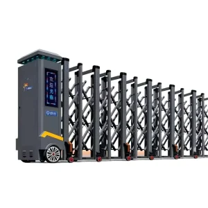 Automatic Power-Driven Retractable Security Gate Aluminum Alloy Driveway Sliding Gate for School Use