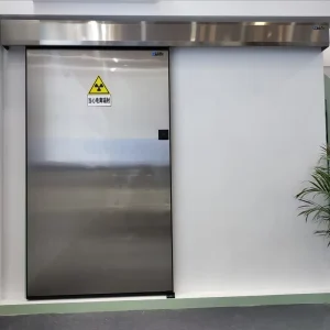 Automatic Radiation Protection Lead Door for X-Ray Scanning Rooms, 2.25 mmPb or 3.5 mmPb, Customized Size