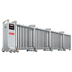 Automatic Remote Control Aluminum Alloy Electric Telescopic Retractable Sliding Security Gate