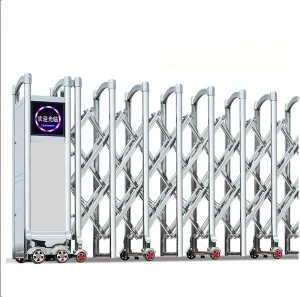 Automatic Remote Control Waterproof Outdoor Telescopic Security Gate for School Driveway