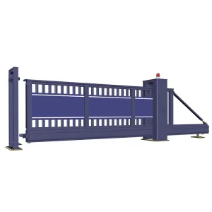 Automatic Remote-Controlled Aluminum Alloy Hidden Cantilever Double Sliding Industrial Driveway Gate