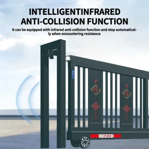 Automatic Retractable Cantilever Sliding Electric Gate, Aluminum, Apartment, Hotel, Mall and Hospital Use