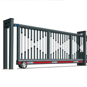 Automatic Retractable Electric Metal Folding Entrance Gate for Villa