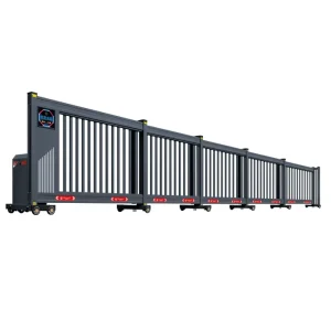 Automatic Retractable Folding Collapsible Electric Fence Gate, Driveway Design for Schools and Apartments