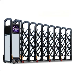 Automatic Retractable Telescopic Anti-Theft Electric Security Gate for School and Home