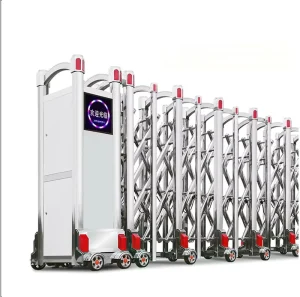 Automatic Retractable Telescopic Security Gate Anti-Theft Electric for Home and School Factory Direct Supply