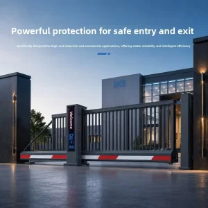 Automatic Retractable Trackless Suspended Sliding Gate, Powder-Coated, IP54, for Factory, School, Corporate Use