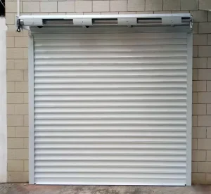 Automatic Roll-Up Aluminum Alloy Garage Door with Remote Control and Radar Sensor