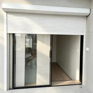 Automatic Rolling Aluminum Alloy Roller Shutter Window, Soundproof Windproof, Staircase