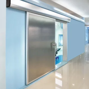 Automatic Single-Opening Stainless Steel Hermetic Door for Hospital OT Rooms