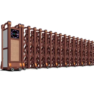 Automatic Sliding Aluminum Alloy Security Retractable Gate for Office, School, Apartment, Gym, and Factory
