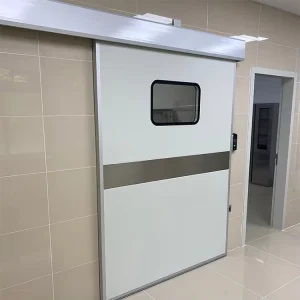 Automatic Sliding Cleanroom Door with Hermetic Seal and Airtight Design