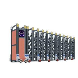 Automatic Sliding Folding Retractable Security Barrier Gate for School and Factory Driveways