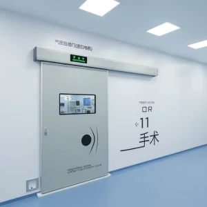 Automatic Sliding Hermetic Door for Hospital Operating Rooms and Cleanrooms