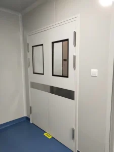 Automatic Sliding Hermetic Door with Viewing Window for Clean Rooms, Hospital Operating Theaters, and Sealed Wards