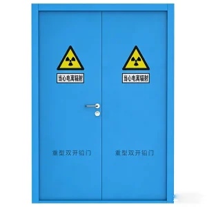 Automatic Sliding Lead-Lined Radiation Shielding Door for Operating Rooms, Nuclear Medicine and Dental Use, 99% Pb, HCPBM-0001