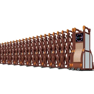 Automatic Sliding Stainless Steel Aluminum Alloy Electric Drive Security Gate for Office Buildings