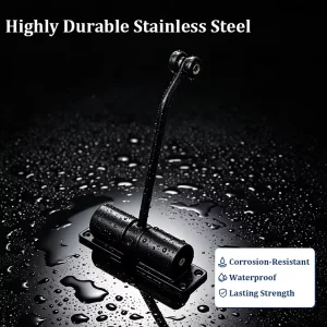 Automatic Spring Door Closer Aluminum Alloy Adjustable Speed