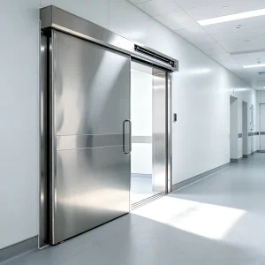 Automatic Stainless Steel Sliding Hermetic Door with Motor and Sensor for Hospital OT Rooms