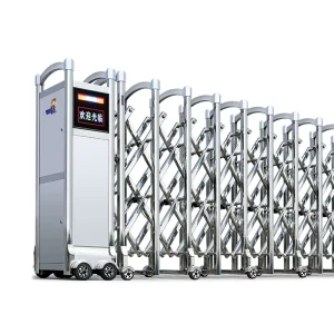 Automatic Stainless Steel Telescopic Security Retractable Gate for Hotel School Park Warehouse Access
