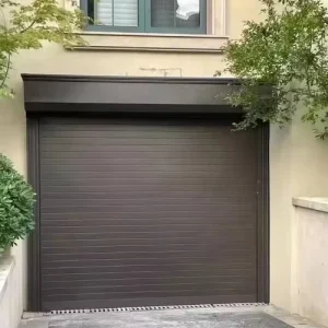 Automatic Stainless Steel and Aluminum Alloy Rolling Shutter Garage Door with Thermal Insulation, Wireless Remote Control and Anti-Theft