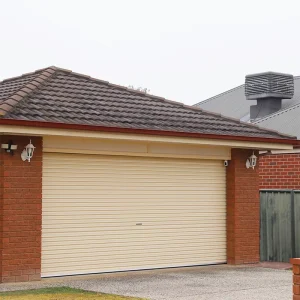 Automatic Steel/Aluminum Sectional Roll-Up Garage Door, Thermal Insulated, Water Resistant, Remote Control