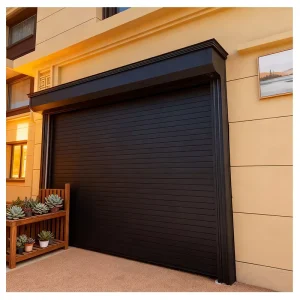 Automatic Steel Roller Shutter Garage Door with Remote Control Motor