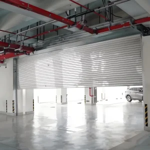 Automatic Steel Warehouse Roll-Up Door Fireproof 3-Hour Fire Resistance