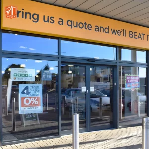 Automatic Storefront Door Bi parting Automatic Sliding Door Commercial Sliding Entrance Door