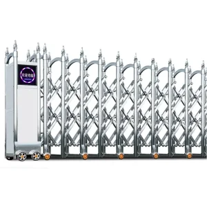Automatic Telescopic Folding Electric Security Gate System for Enterprise