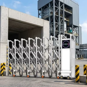 Automatic Telescopic Retractable Aluminum Alloy Anti-Theft Security Gate for Home, School, Factory Entrance