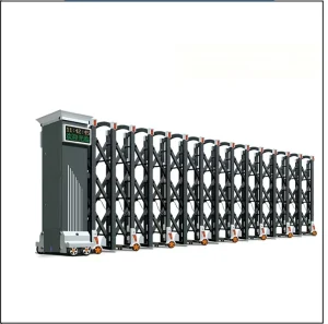 Automatic Telescopic Security Gate for Villa, Courtyard, and School Entrances