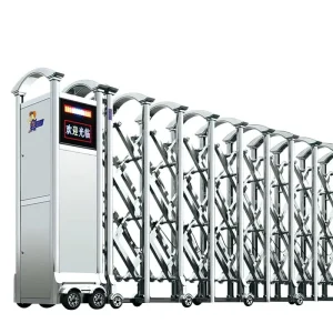 Automatic Telescopic Stainless Steel Security Retractable Gate for Hotel Park School Warehouse Entrance