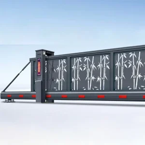 Automatic Trackless Aluminum Alloy Retractable Sliding Gate for House and Garden
