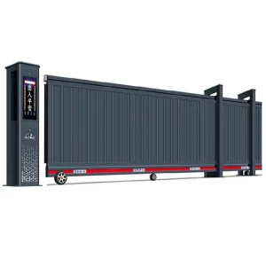 Automatic Trackless Aluminum Segmented Sliding Cantilever Gate for Community and Residential Use