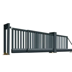 Automatic Trackless Wheelless Aluminum Suspended Cantilever Gate for Factory, Home, and Park