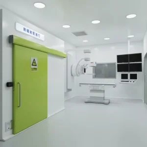 Automatic X-Ray Anti-Radiation Sliding Door with Side Opening