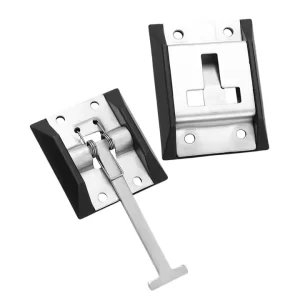 BSF092-2 RV Caravan Stainless Steel T-Style Door Holder Catch and Lock