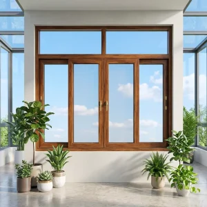 Bahama Hurricane Impact Double Glass Aluminum Sliding Windows Commercial Private Use for Villa Apartment Big House