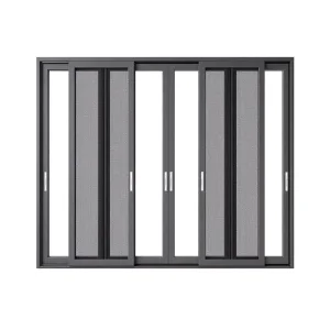 Balcony Sealing Heavy Duty Modern Minimalist Lift Sliding Door Aluminum Alloy Tempered Glass Sound Insulation Stainless