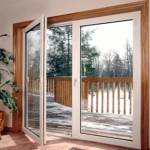 Balcony Swing Door with 2 Glass Panel Insulated