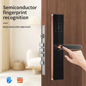 Biometric Fingerprint Smart Door Lock with Keyless Entry for Home and Office Wooden, Iron, and Steel Doors