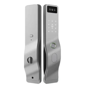 Biometric Smart Door Lock with Automatic Fingerprint, Password, and Face Recognition
