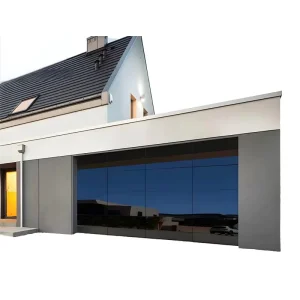 Black Glass Sectional Garage Doors Automatic Garage Door