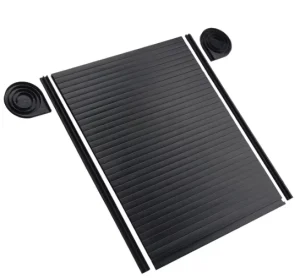Black Silver PVC ABS Furniture Extrusion Profiles and Slats RV Spiral Cabinet Roller Shutter 650x500mm