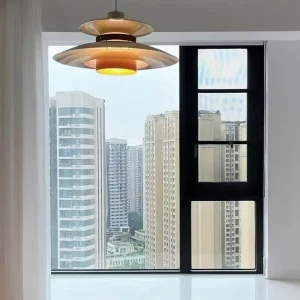 Broken Bridge Aluminum Soundproof Casement Window Large Glass Minimalist Design for Balcony Bedroom Living Room Home Decoration