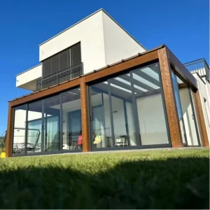 CE Approved Durable Glazen Schuifwand Sliding Door Aluminium Sliding Glass Doors High Quality Frameless Sliding Door