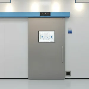 CE-Certified DQM-200 Stainless Steel Automatic Hermetic Cleanroom Door with Sound Insulation for Hospital